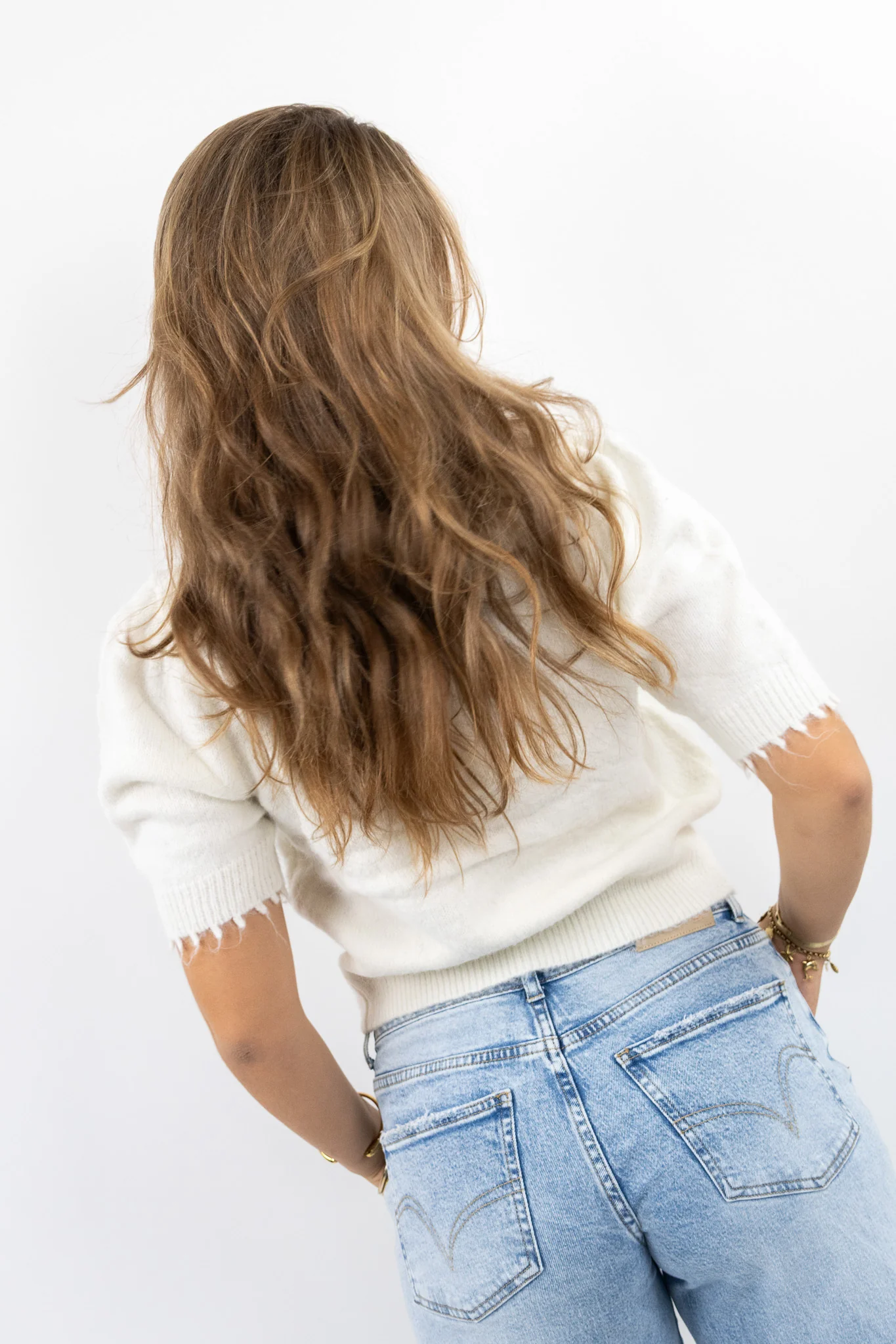 Wavy Button Cardigan - Image 4