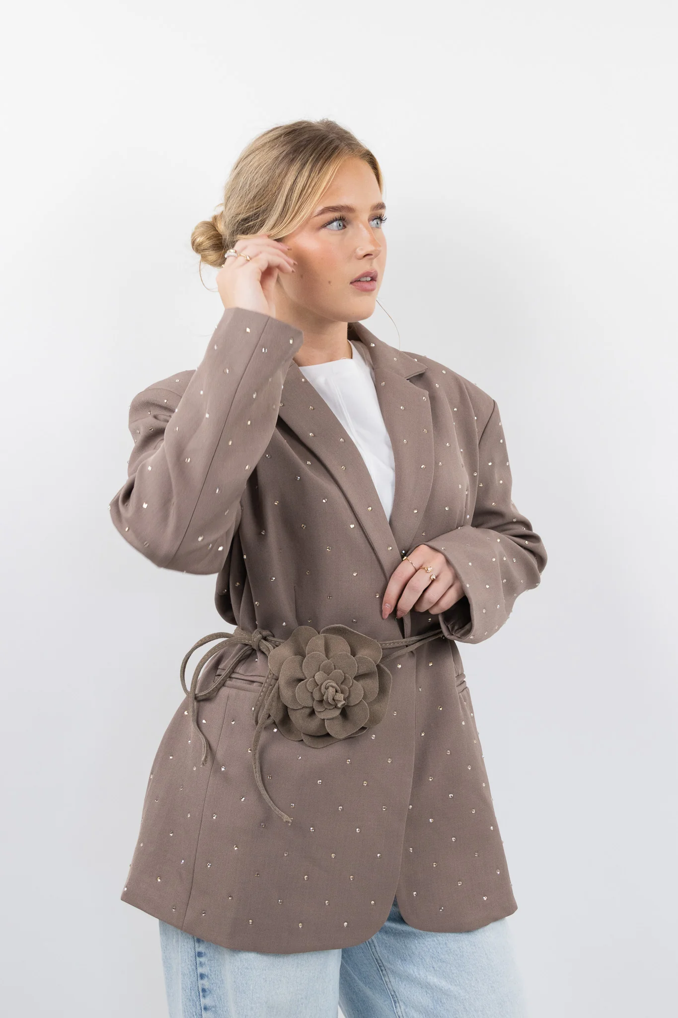 Leather Flower Accessory - Image 3