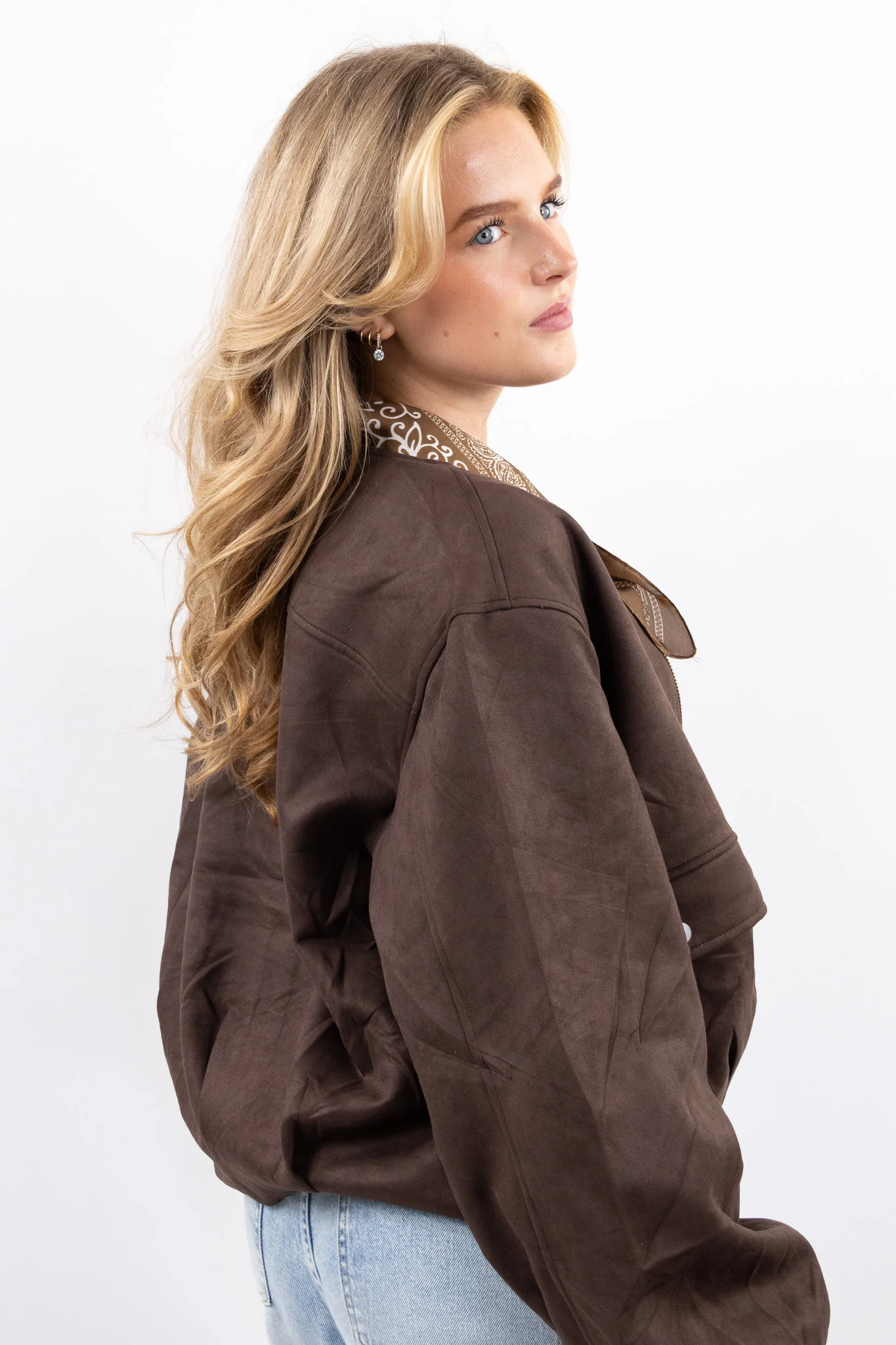 Suede Look Utility Jacket - Image 7